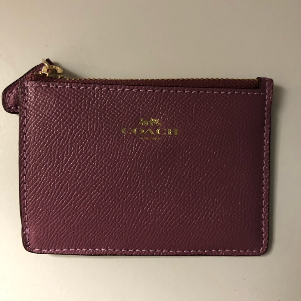 Coach card/change holder